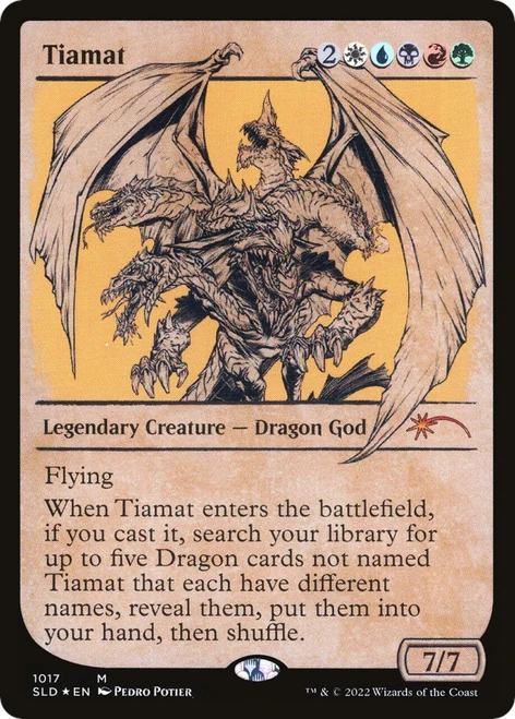Tiamat (Foil) (Secret Lair - Here Be Dragons)