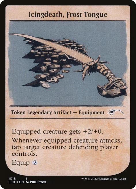 Icingdeath, Frost Tongue (Foil) (Secret Lair - Here Be Dragons)