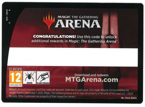 Phyrexia: All Will Be One - Code Card