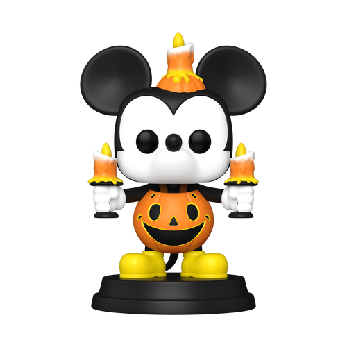 POP! Disney #1493 Light Up Mickey Mouse in Pumpkin Costume 6-Inch Super Sized