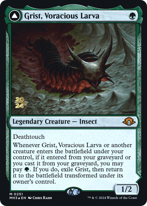 Grist, Voracious Larva // Grist, the Plague Swarm (Prerelease Foil)