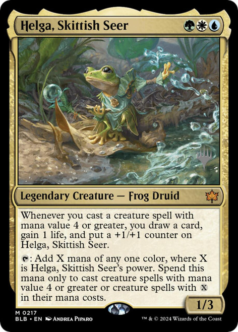 Helga, Skittish Seer (Promo Pack Non-Foil)