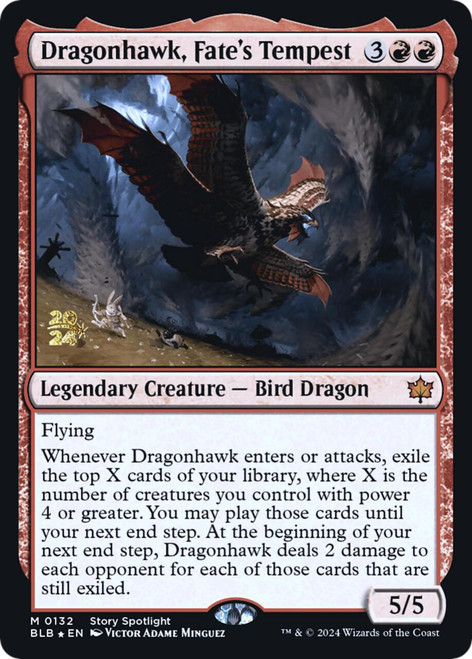 Dragonhawk, Fate's Tempest (Prerelease Foil)