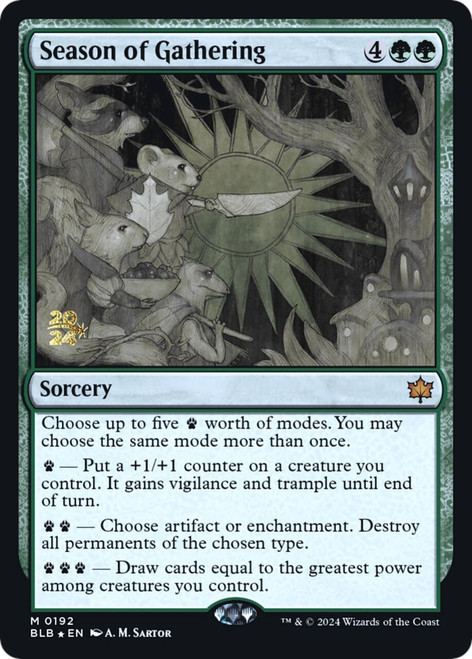 Season of Gathering (Prerelease Foil)
