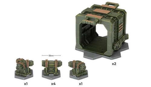 Battlefield in a Box HexTech: Dropbase Delta - Maintenance Bays