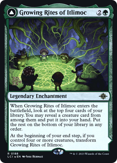 Growing Rites of Itlimoc // Itlimoc, Cradle of the Sun (Prerelease Foil)