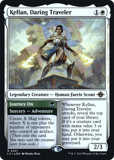 Kellan, Daring Traveler (Prerelease Foil)