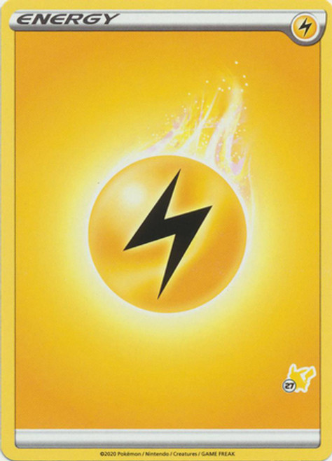 Sword & Shield (Base) EN04 Lightning Energy (Pikachu Symbol 27)