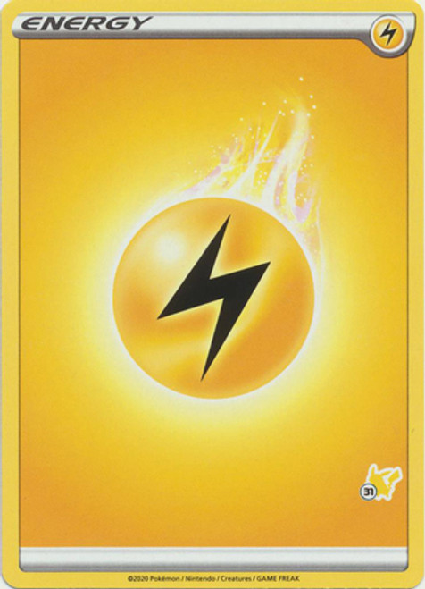 Sword & Shield (Base) EN04 Lightning Energy (Pikachu Symbol 31)