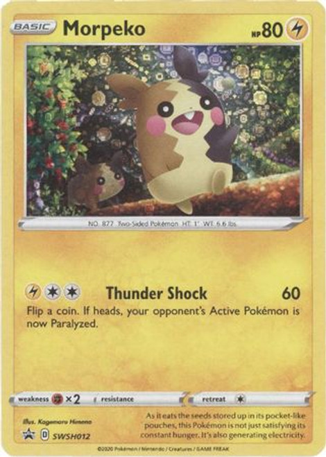 Sword & Shield Promo SWSH012 Morpeko (General Mills Confetti Foil Promo)