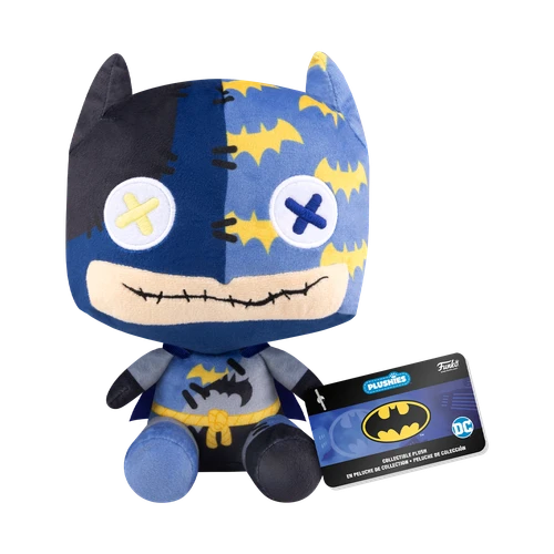Plushies - DC Comics: Patchwork Batman 7-Inch Plush
