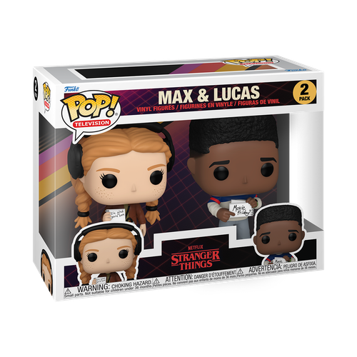 POP! TV - Stranger Things: Max Mayfield & Lucas Sinclair 2-Pack