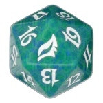 Magic Lorwyn Spindown Dice Green