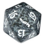Magic Mirrodin Spindown Dice Black