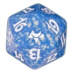 Magic Eventide Spindown Dice Blue