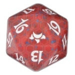 Magic Eventide Spindown Dice Red