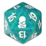 Magic Odyssey Spindown Dice Green