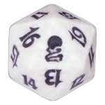 Magic Odyssey Spindown Dice White
