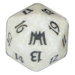 Magic Onslaught Spindown Dice White