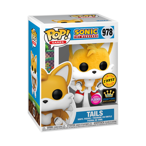 POP! Games - Sonic the Hedgehog #978 Tails (Flocked) [CHASE]