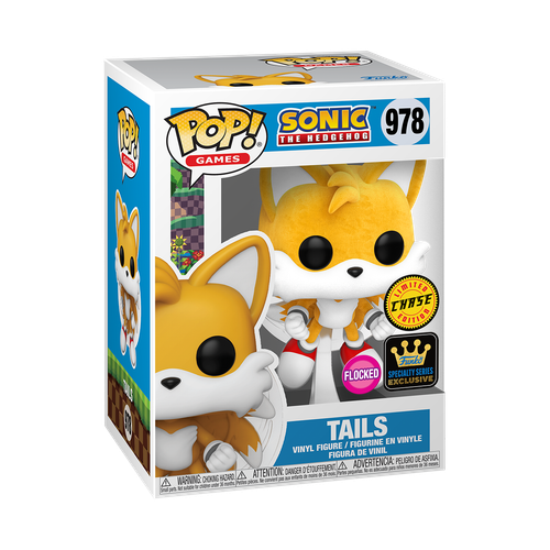 POP! Games - Sonic the Hedgehog #978 Tails (Flocked) [CHASE]
