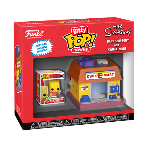 Bitty POP! Town: The Simpsons - Bart Simpson and Kwik-E-Mart