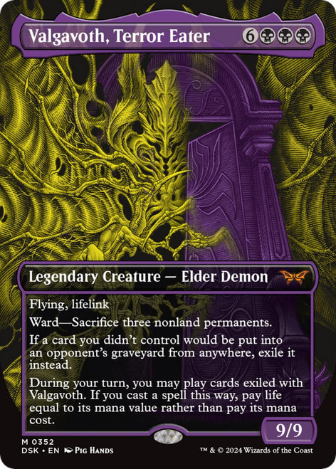 Valgavoth, Terror Eater (Borderless Art)