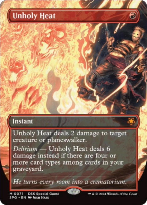 Unholy Heat (Borderless Art)