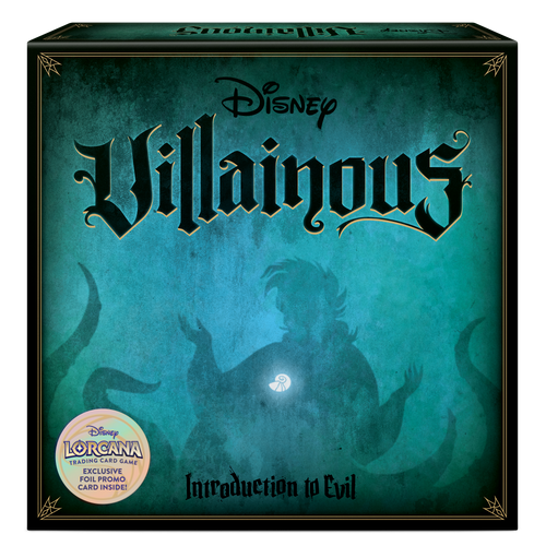 Disney Villainous: Introduction to Evil (with Disney Lorcana Trading Card Game Exclusive Foil Promo Card)