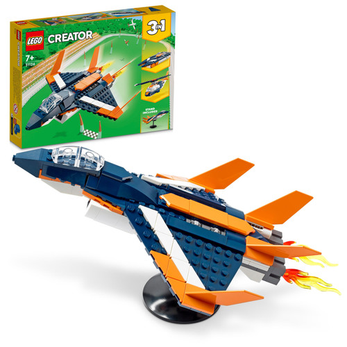 Creator 3in1 Supersonic Jet Building Kit 31126