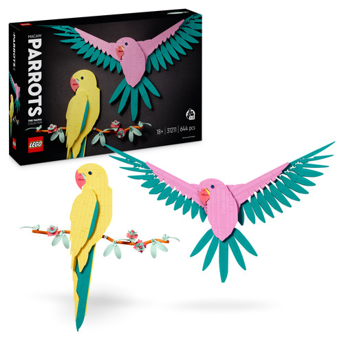 Art The Fauna Collection Macaw Parrots Set 31211