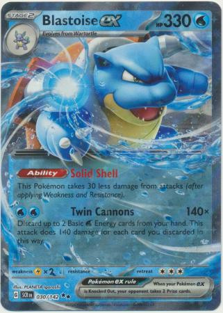 SV Stellar Crown 030/142 Blastoise ex (Half Art)