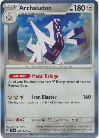 SV Stellar Crown 107/142 Archaludon (Holo)