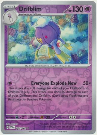SV Stellar Crown 061/142 Drifblim (Reverse Holo)
