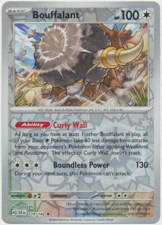 SV Stellar Crown 119/142 Bouffalant (Reverse Holo)
