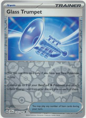SV Stellar Crown 135/142 Glass Trumpet (Reverse Holo)