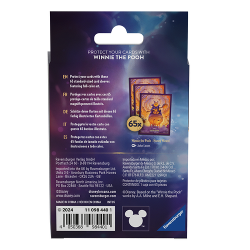 Disney Lorcana: Azurite Sea Card Sleeves - Winnie the Pooh