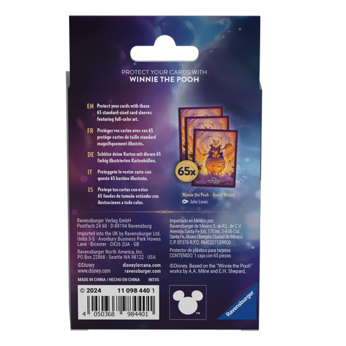 Disney Lorcana: Azurite Sea Card Sleeves - Winnie the Pooh