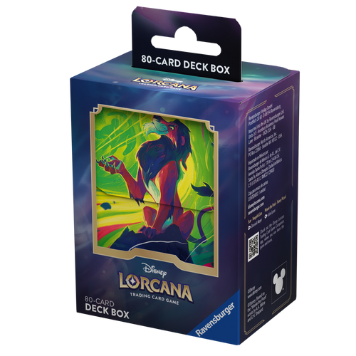 Disney Lorcana: Azurite Sea Deck Box - Scar