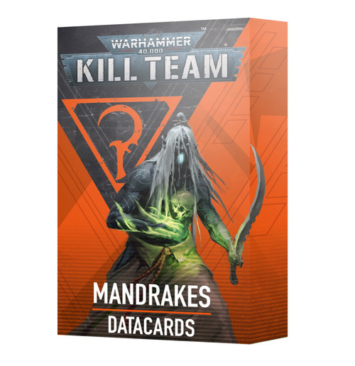 Warhammer 40,000 - Kill Team: Drukhari Mandrakes Datacards