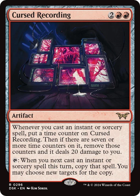 Cursed Recording (#296) (Foil)