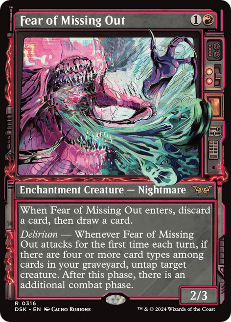 Fear of Missing Out (Showcase Foil)