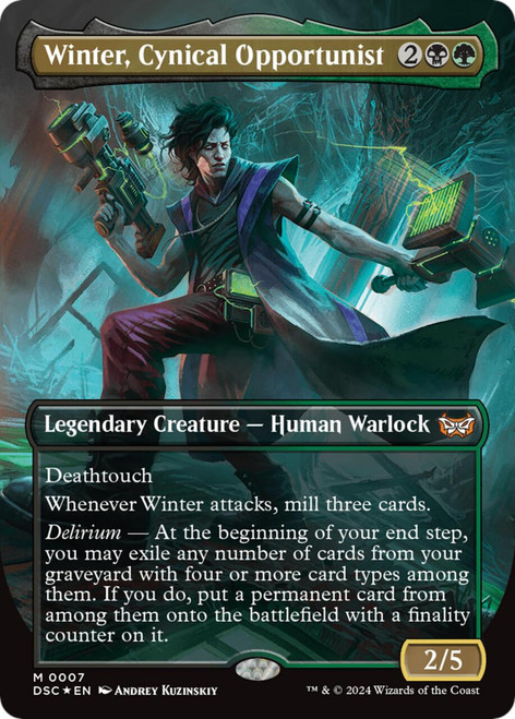 Winter, Cynical Opportunist (Borderless Foil)