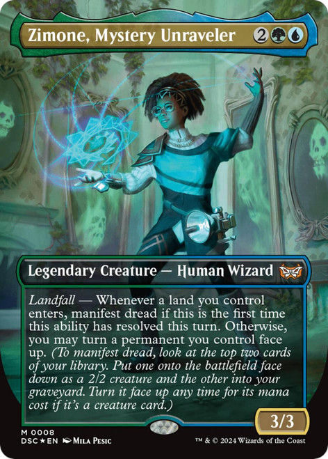 Zimone, Mystery Unraveler (Borderless Foil)