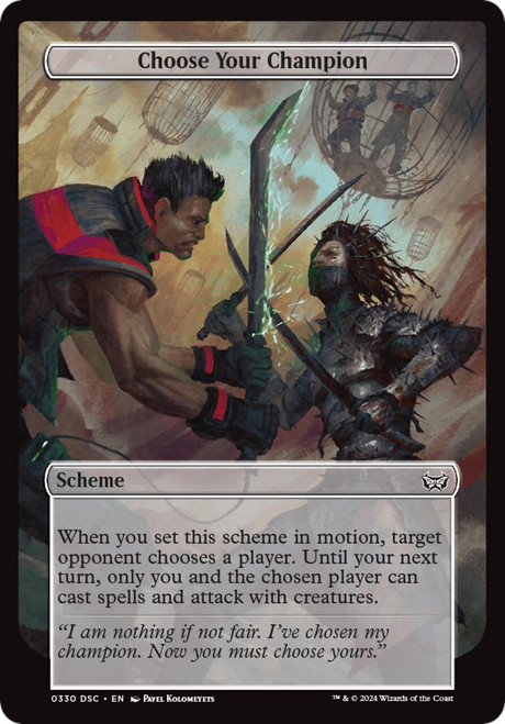 Scheme - Choose Your Champion