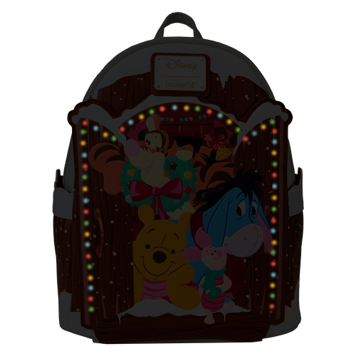 Disney: Winnie the Pooh Holiday Scene Pooh & Friends Mini Backpack