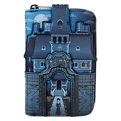 Wednesday: Nevermore Castle Zip Around Wallet