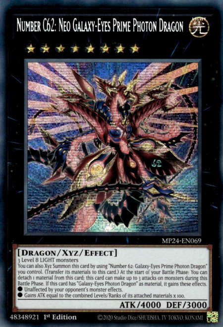 MP24-EN069 Number C62: Neo Galaxy-Eyes Prime Photon Dragon