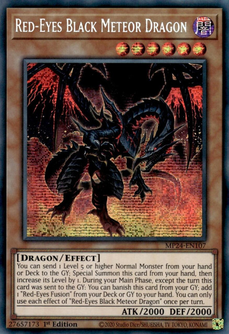 MP24-EN107 Red-Eyes Black Meteor Dragon