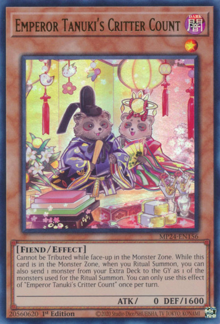 MP24-EN156 Emperor Tanuki's Critter Count